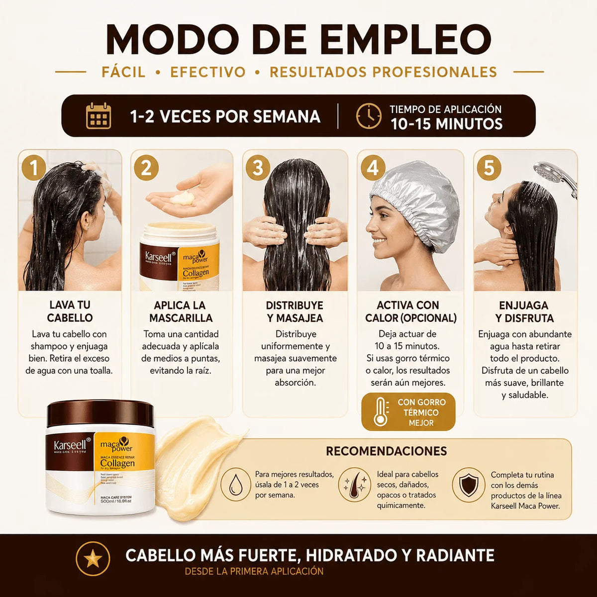 Mascarilla capilar Nutria Velle · Pack 2×1