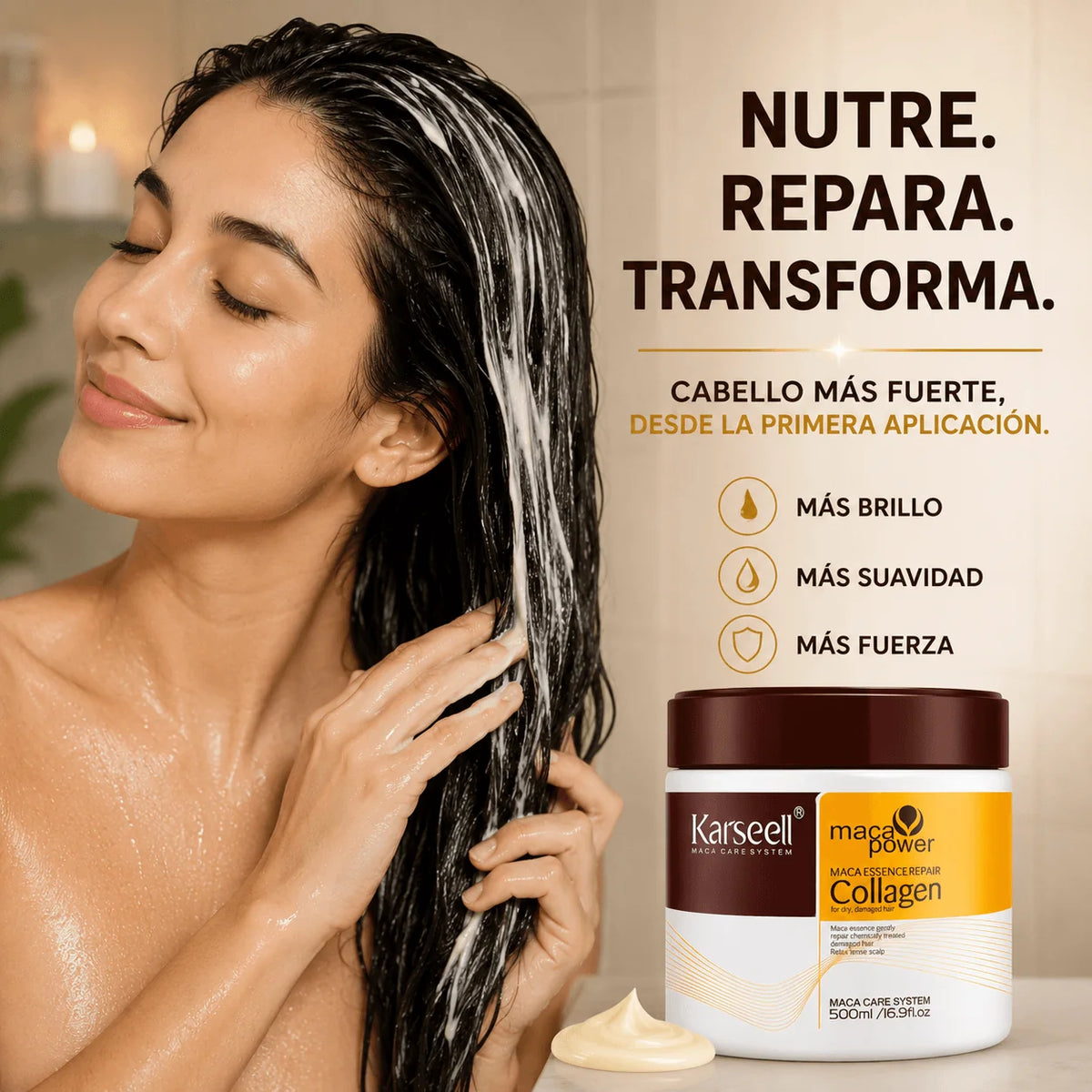Mascarilla capilar Nutria Velle · Pack 2×1
