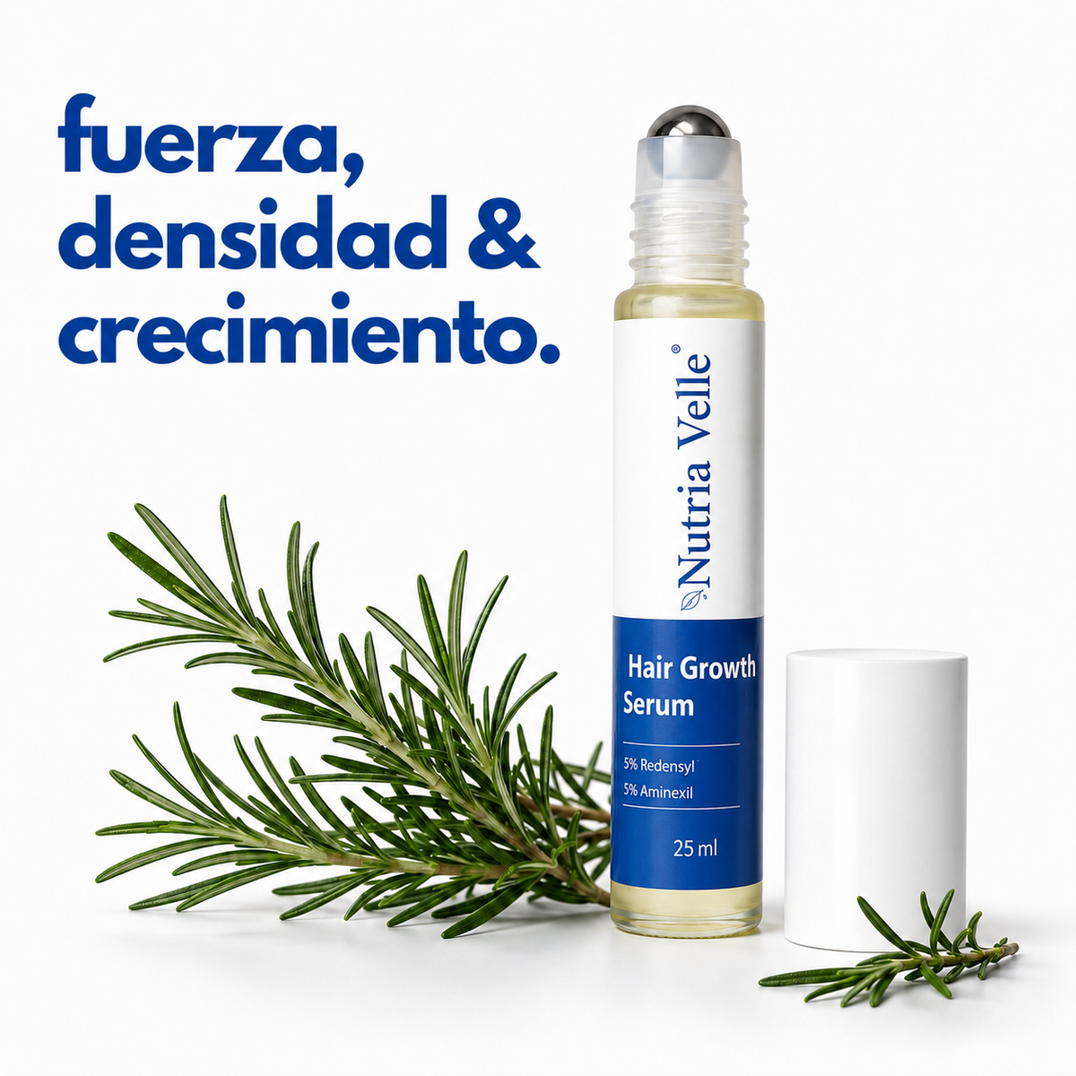Nutria Velle Hair Growth Serum | Sérum Capilar Paga 1 + 1 GRATIS