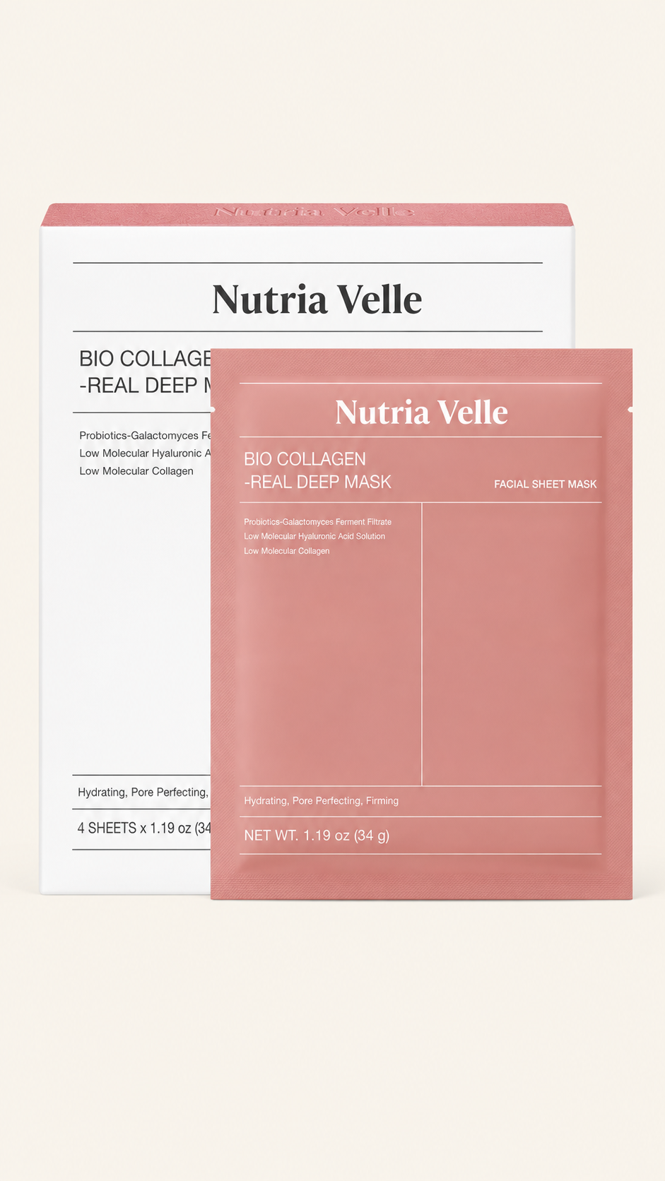 Mascarilla Bio-Collagen · Ritual Glass Skin | 5 unidades