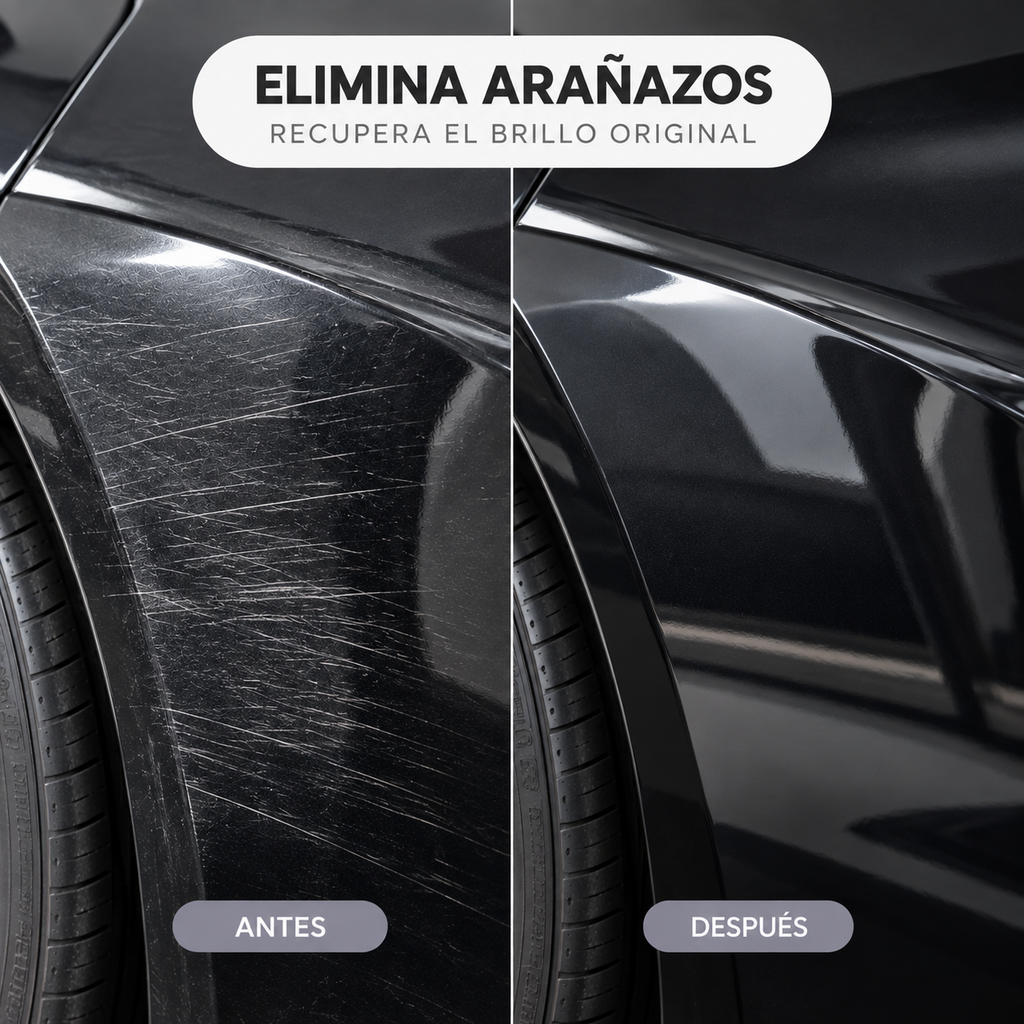 Spray para coche 3 en 1 | Renovador de Pintura y Brillo – Oferta 1+1 GRATIS