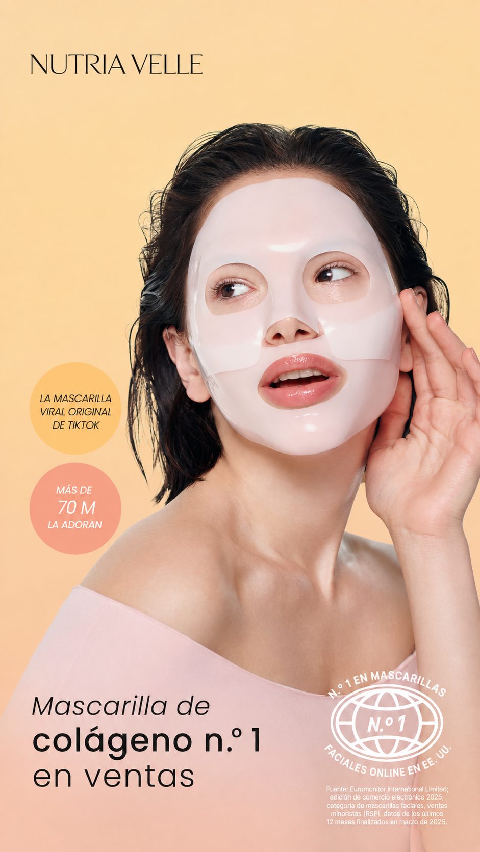 Mascarilla Bio-Collagen · Ritual Glass Skin | 5 unidades
