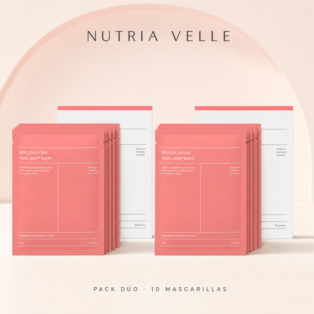 Mascarilla Bio-Collagen · Ritual Glass Skin | 5 unidades
